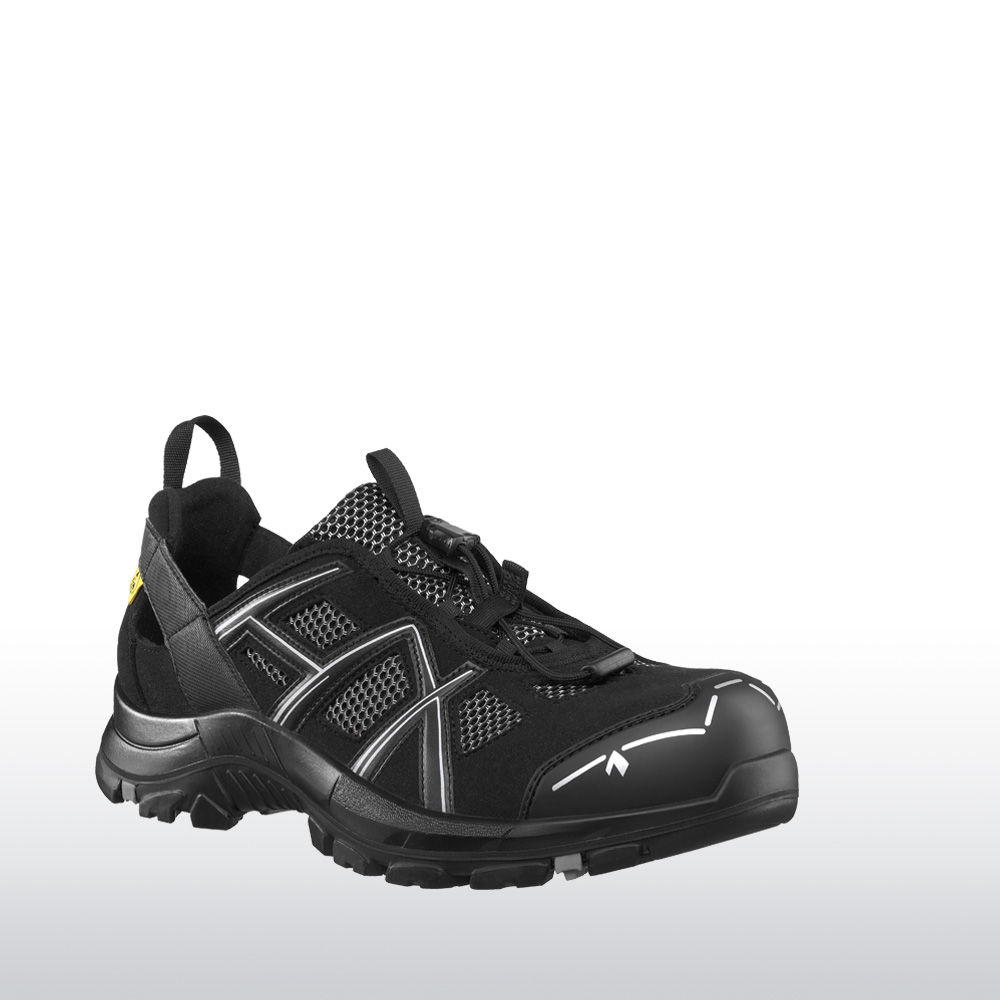 HAIX Black Eagle Safety 41.1 Low Black/silver – S1P Sicherheitshalbschuhe, 610003