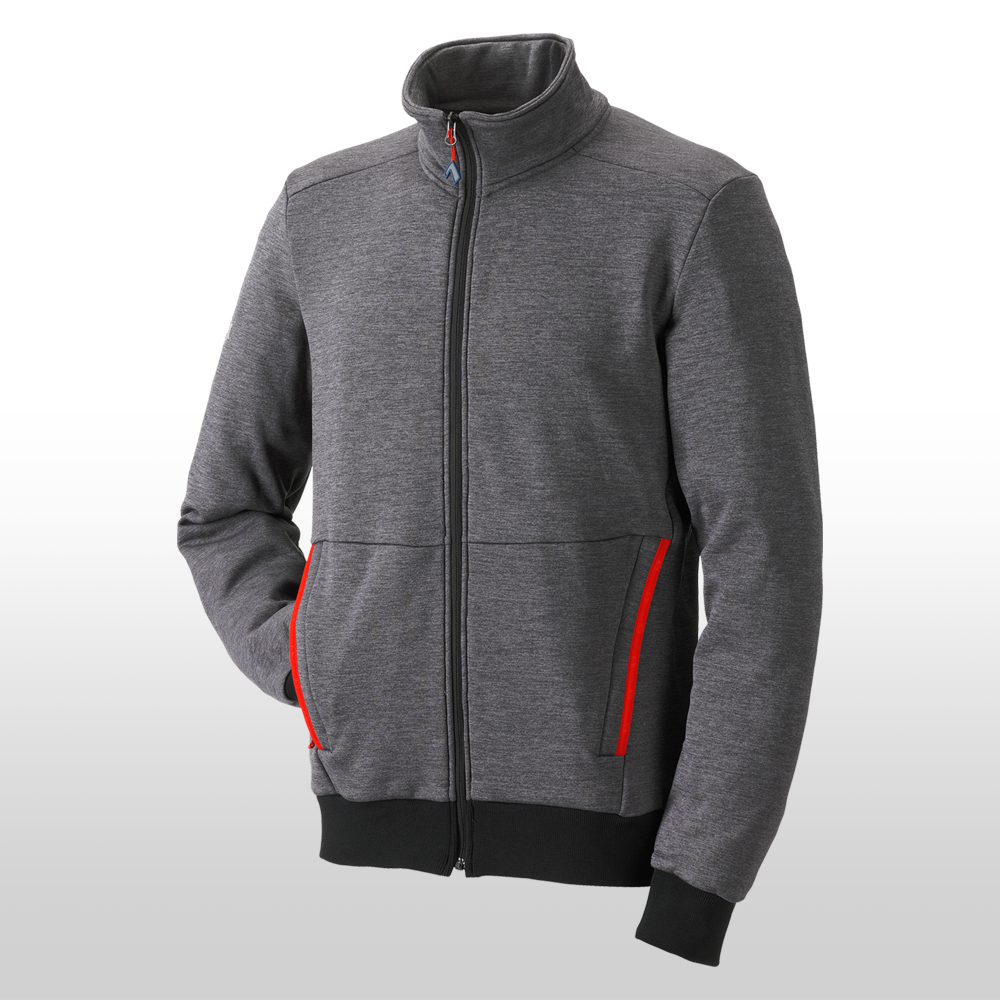 951035_fleece_jacke_grey_Stretch 951035_fleece_jacke_grey_stretch