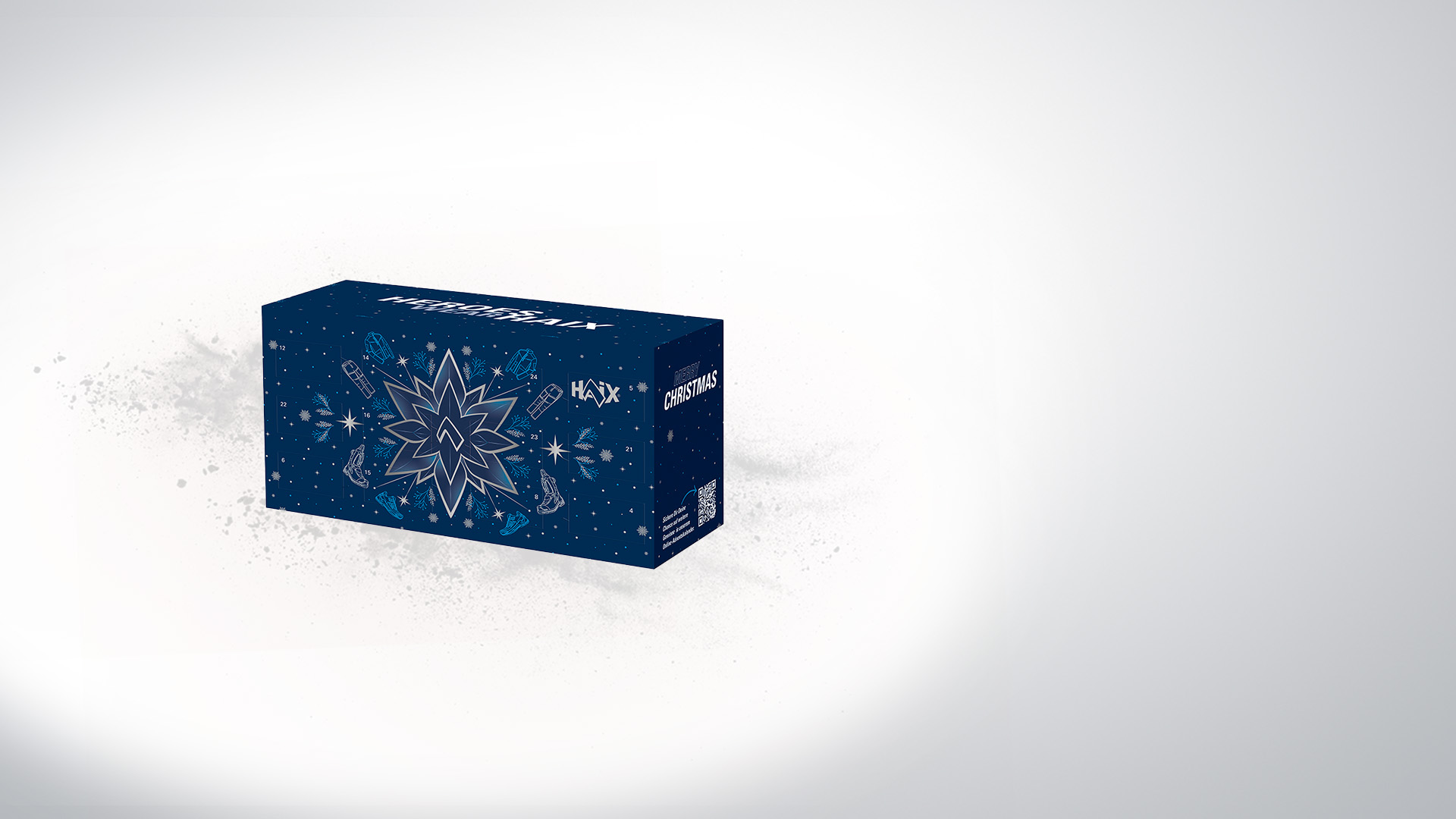Adventskalender, Box, Nachtblau, Weihnachten, Motivstern