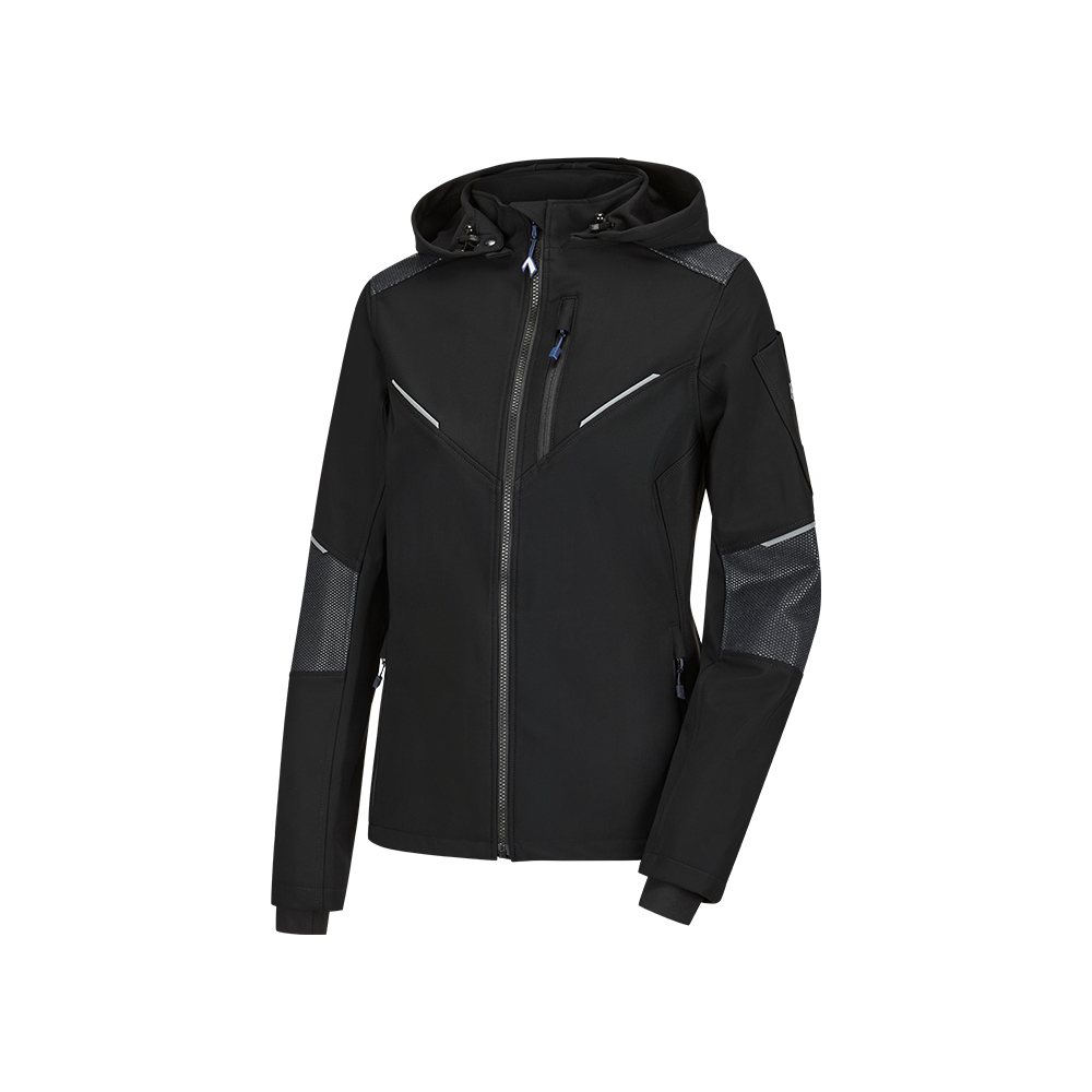 Schützt bei wechselhaftem Wetter. Deine Flextreme Softshell Jacket mit verstellbaren Bund.