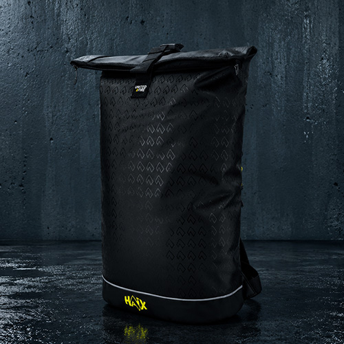 Rucksack, Sportsbag, Stofftasche, Koffer-Style, Schwarz