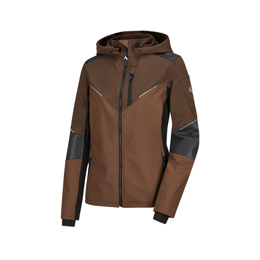 Schützt bei wechselhaftem Wetter. Deine Flextreme Softshell Jacket mit verstellbaren Bund.