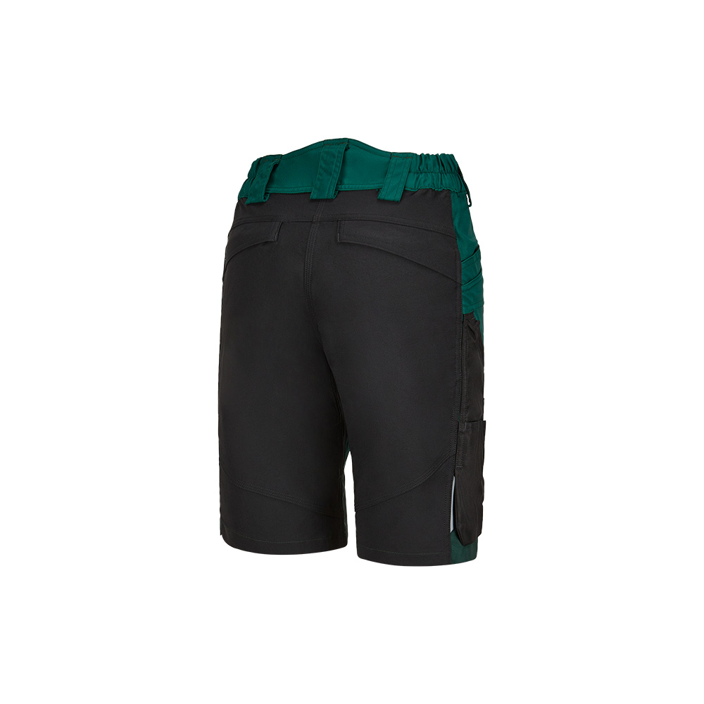 Bewegungsfreiheit an heißen Tagen. Deine Flextreme Work Shorts mit deiner perfekten Länge.-Rückseite