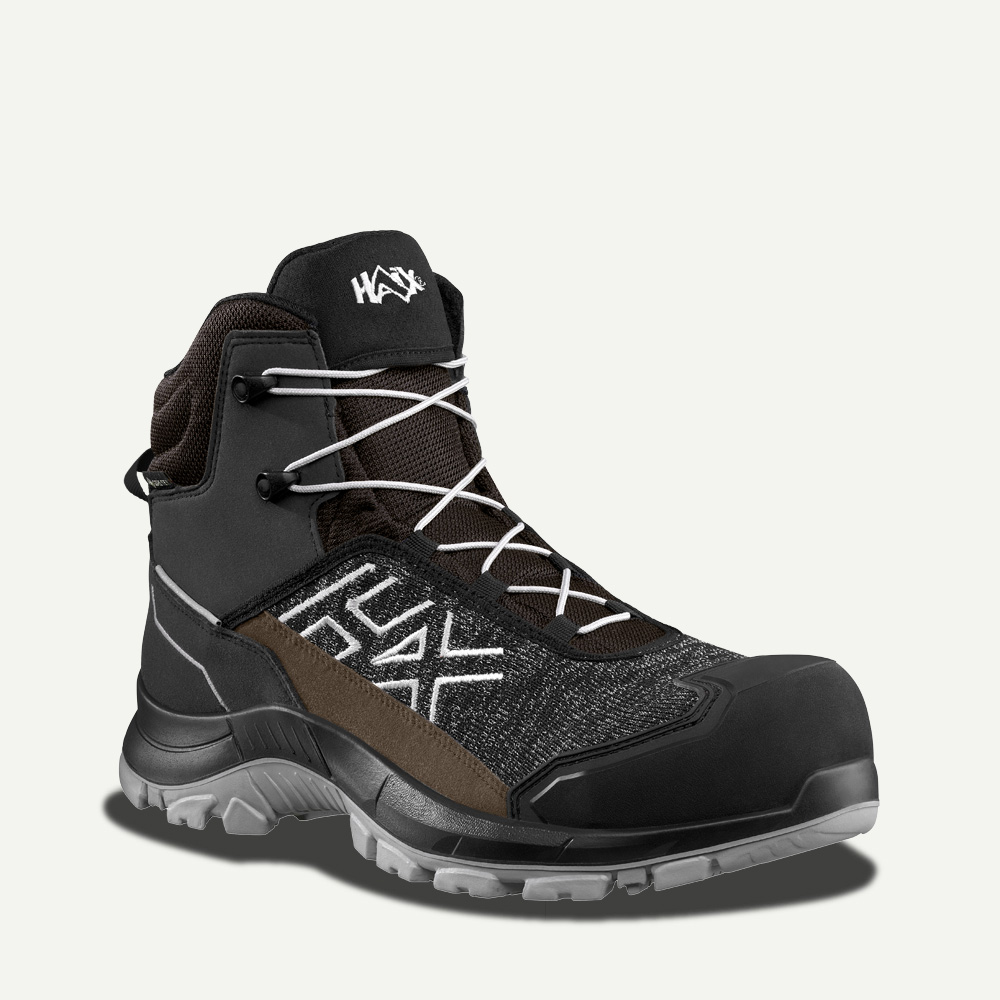 Stiefel, Wanderschuh, Knöchelhoch, Gummi-Sohle, Schnürung