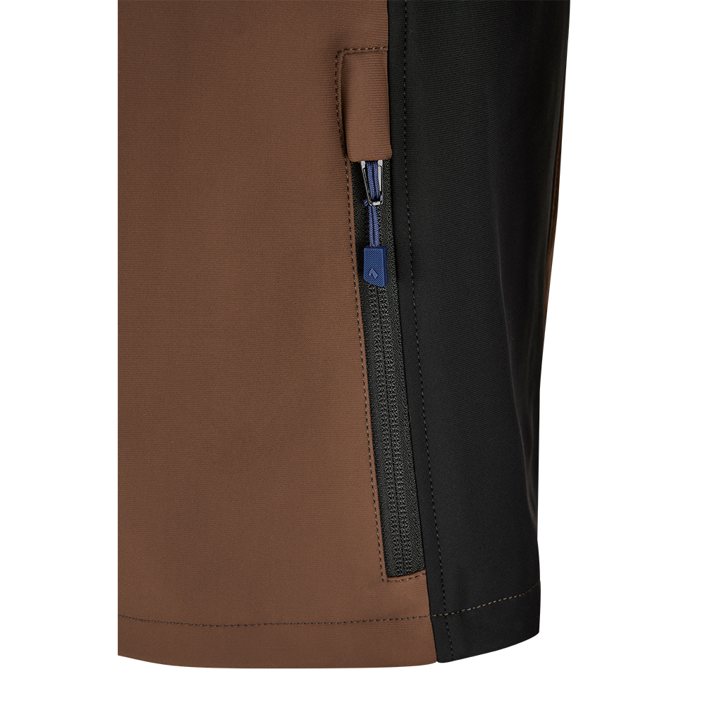 Schützt bei wechselhaftem Wetter. Deine Flextreme Softshell Jacket mit verstellbaren Bund.-Detailfoto