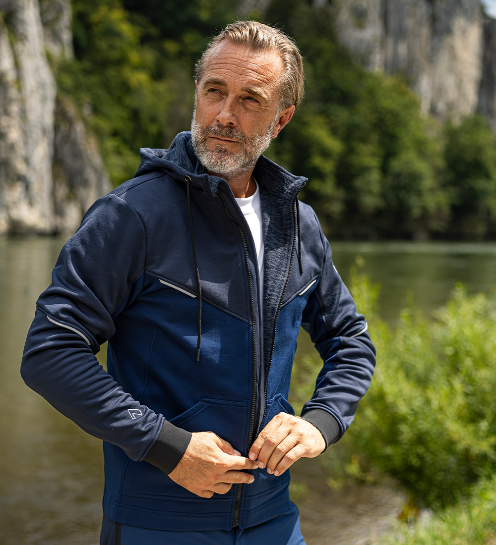 HAIX Flextreme Zip Hoodie/navy-blue