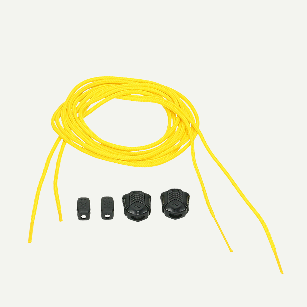 Kordel, Kabel, Gummispannung, Schwarz, Klemmverschluss