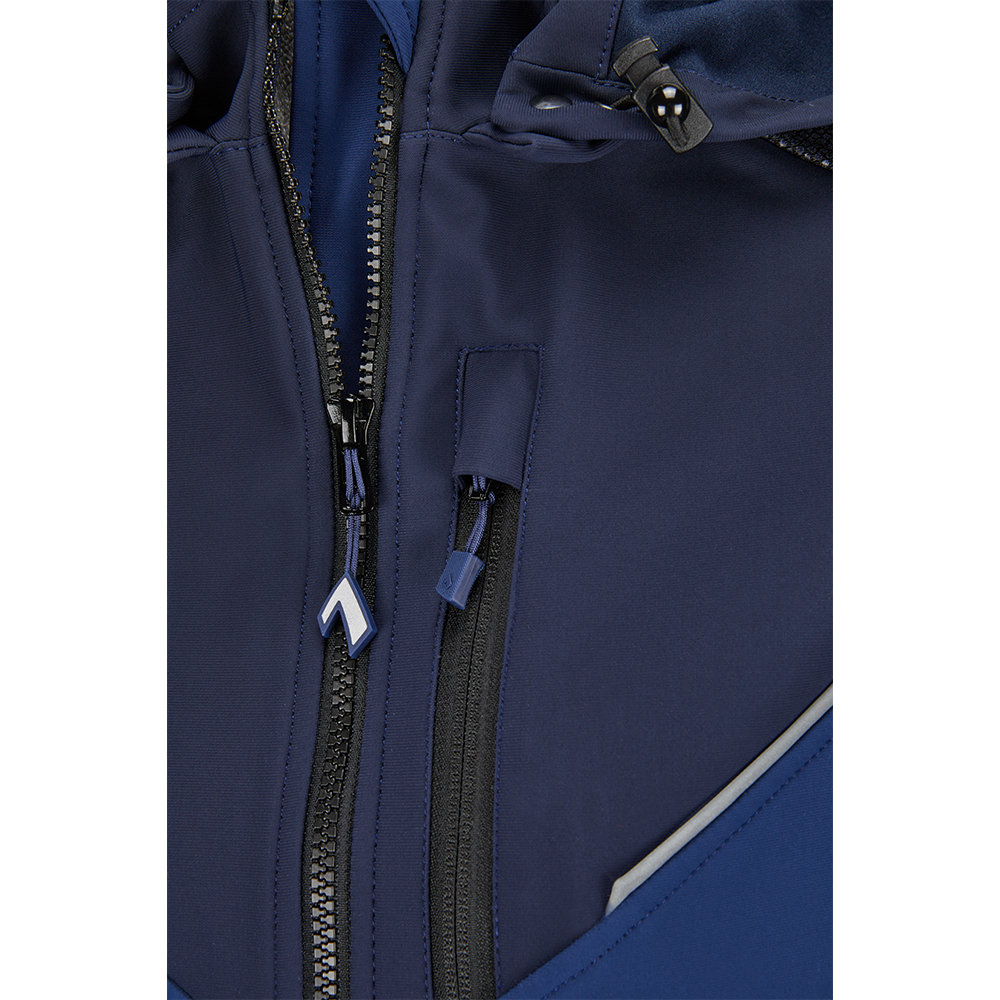 Schützt bei wechselhaftem Wetter. Deine Flextreme Softshell Jacket mit verstellbaren Bund.-Detailfoto