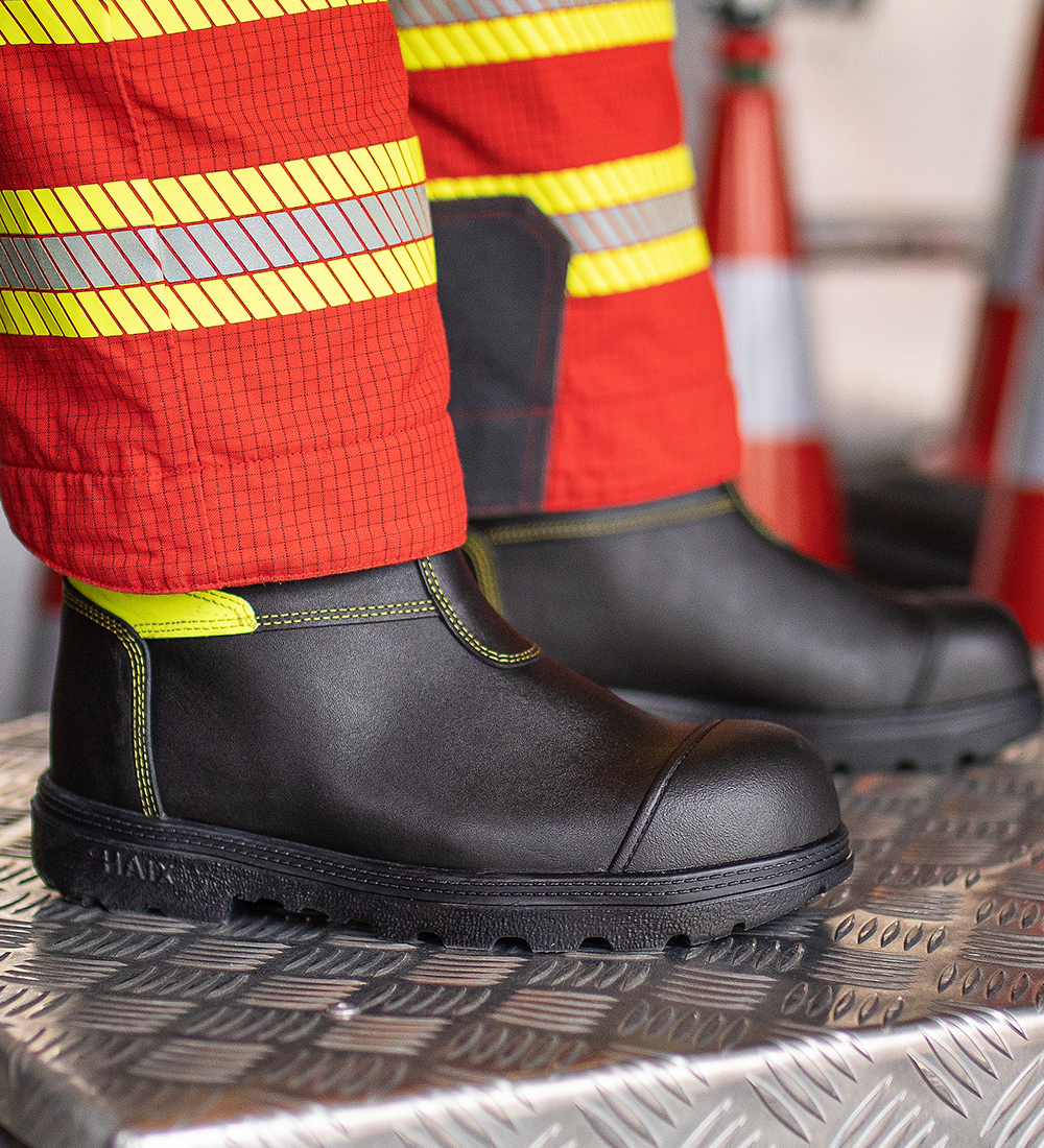 Schuh Schlupfstiefel Feuerwehr ORIGINAL BALTES FEUERWEHRSTIEFEL S3