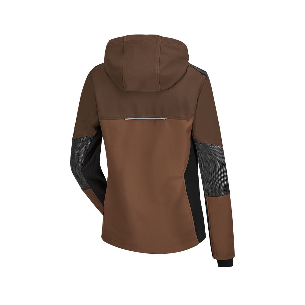 Schützt bei wechselhaftem Wetter. Deine Flextreme Softshell Jacket mit verstellbaren Bund.-Rückseite