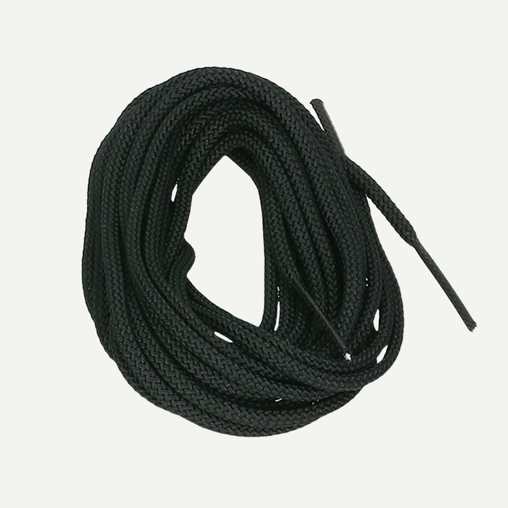 Schlauchkordel, Kordel, Schwarz, Gewebt, Schuhkordel