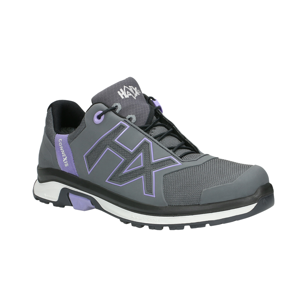 HAIX CONNEXIS Go 2.0 GTX Ws low/purple-grey - Outdoorschuh (Größe: UK 3.0 / EU 35)