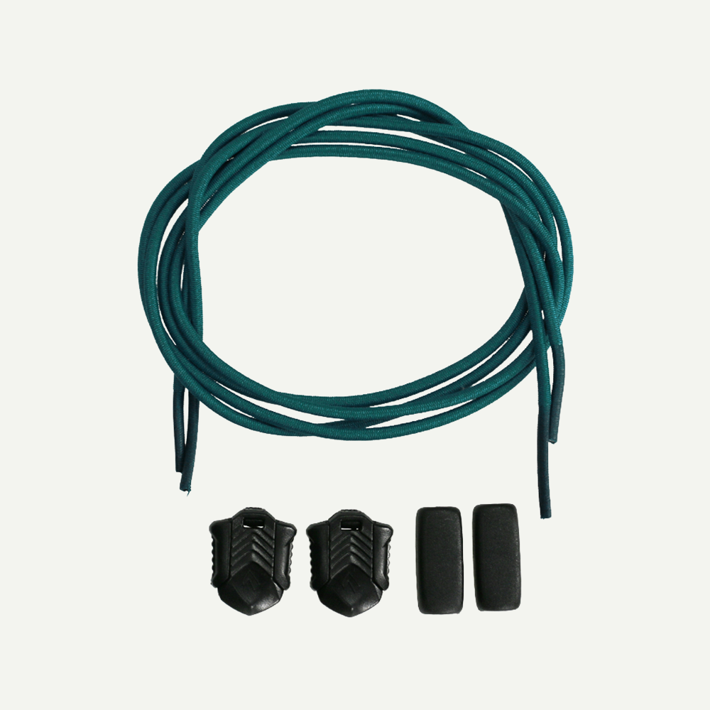 Kordel, Schwarz, Gummi, Kabel, Zieh-/Klip-Set