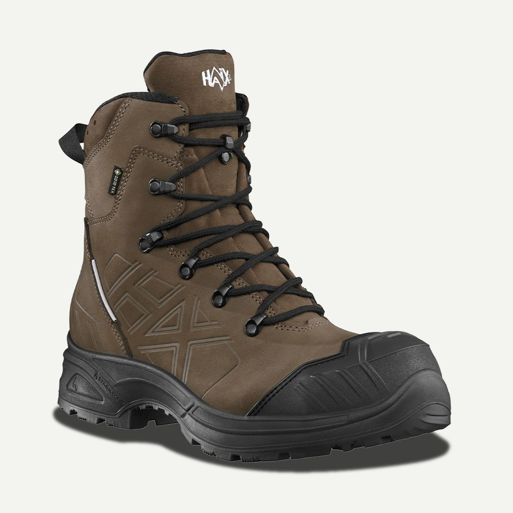 Stiefel, Wanderschuh, Gummizug, Lederoptik, Stiefelette