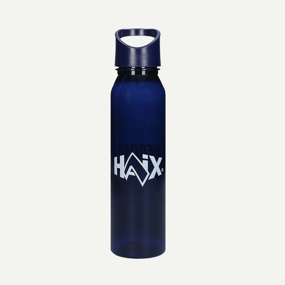 Trinkflasche, Wasserflasche, Aluminium-/Metallflasche, NavyBlau, sportlich