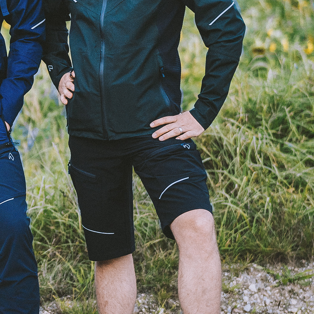 Jacke, Kurzarm?, Outdoor, Reißverschluss, Shorts
