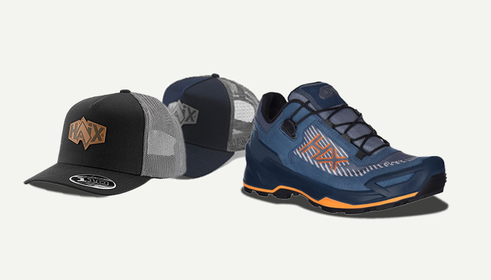 Outdoor-Schuhe oder Funktionsbekleidung kaufen und eine HAIX Cap gratis erhalten.