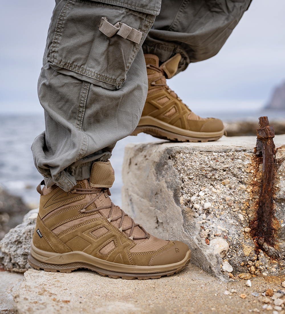 Stiefel, Militärstiefel, Wanderstiefel braun