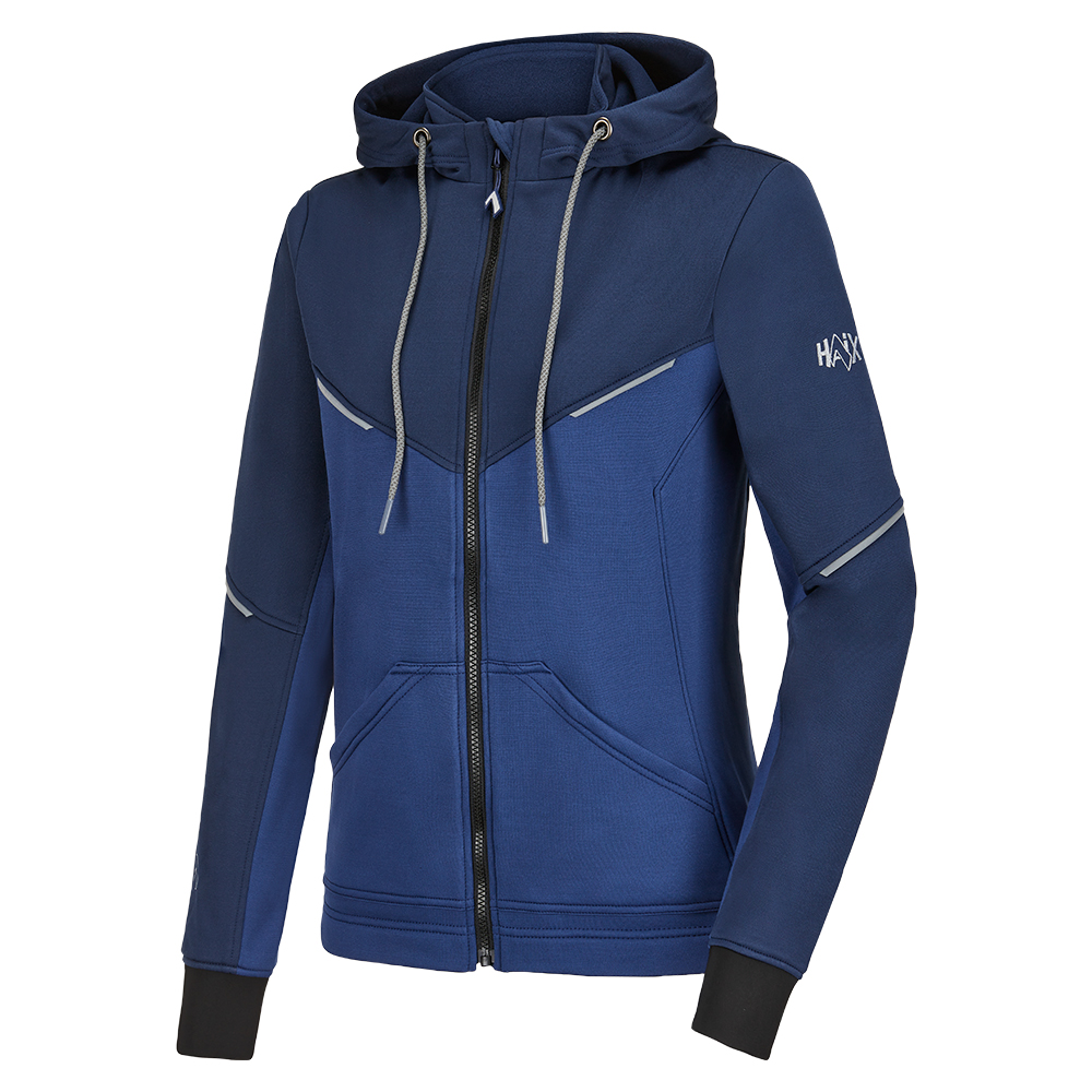 Fleecejack HAIX Flextreme Zip Hoodie/navy-blue - (Größe: 4XL)