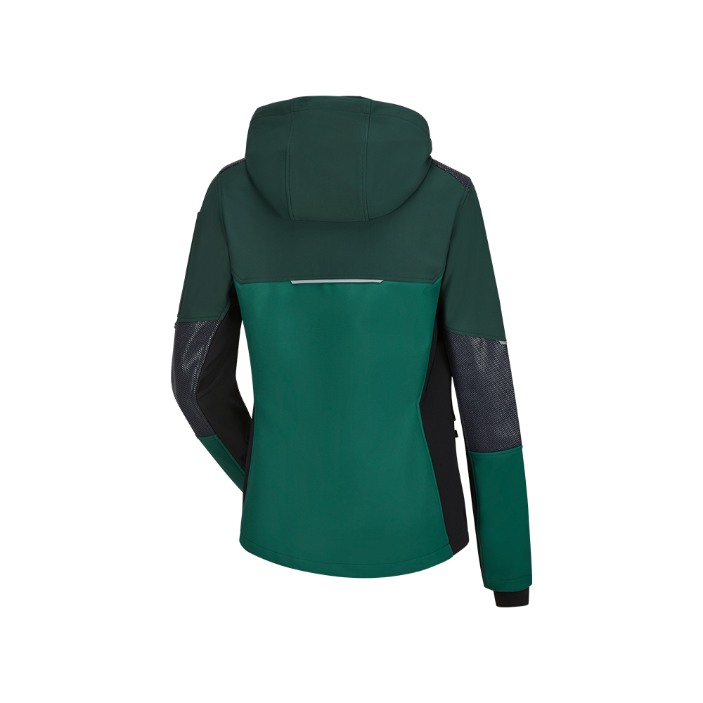 Schützt bei wechselhaftem Wetter. Deine Flextreme Softshell Jacket mit verstellbaren Bund.-Rückseite