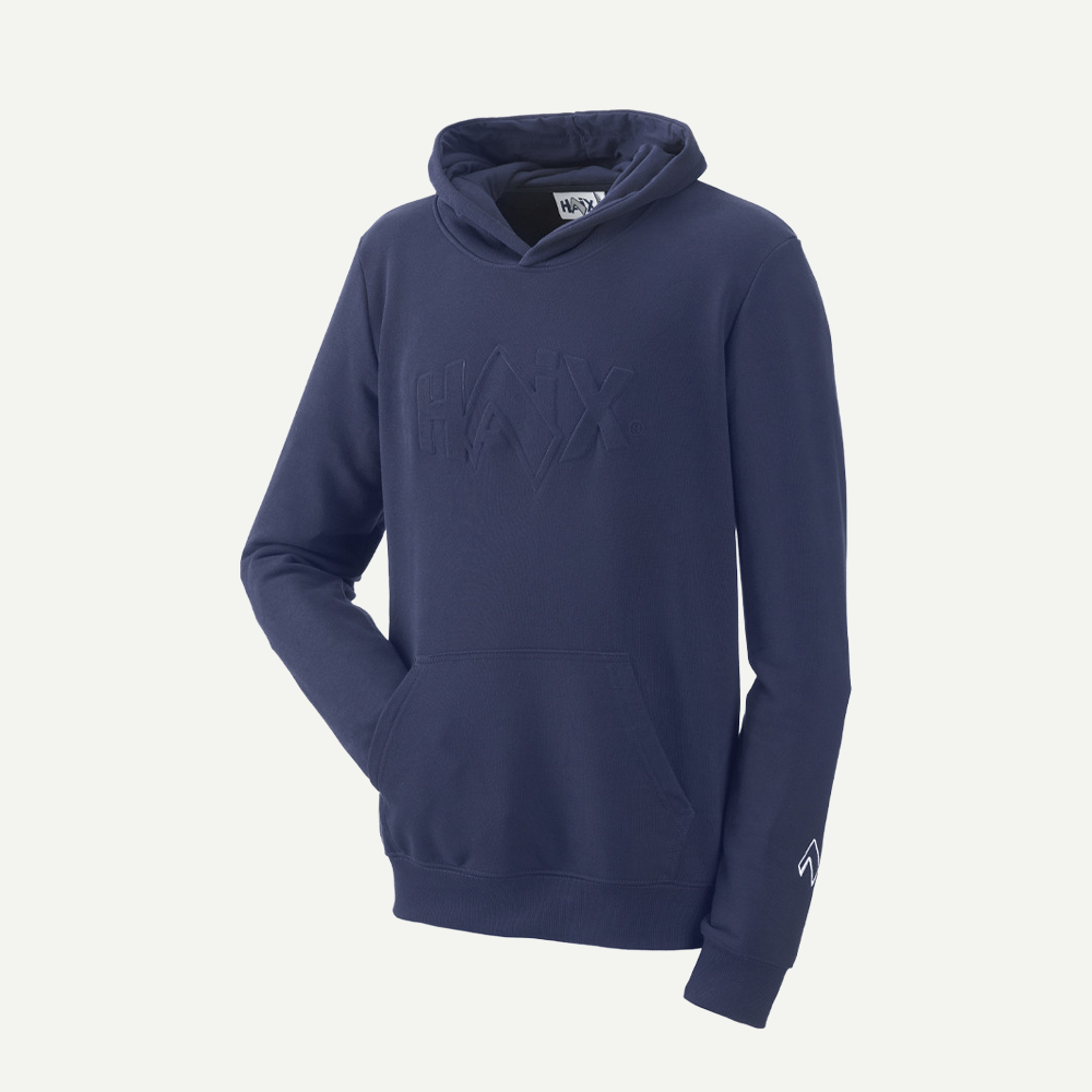Hoodie, Pullover, Kapuzenpullover, Navy, Logo Muster