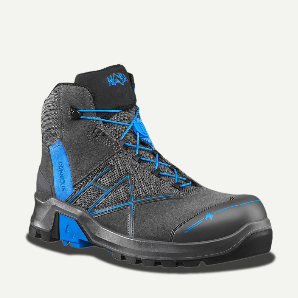 HAIX CONNEXIS Safety+ GTX mid/grey-blue