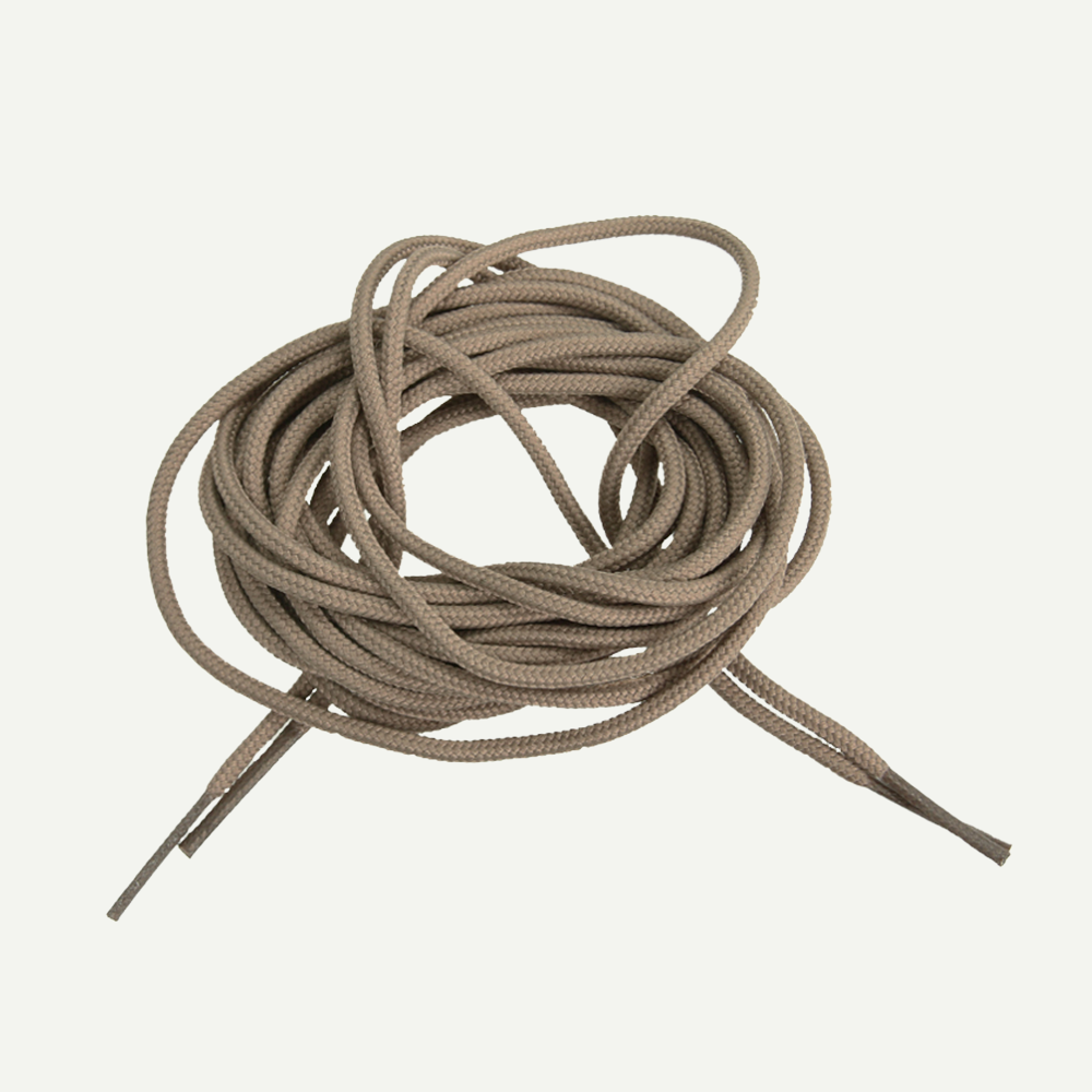 Schnur, Kordel, Schnürsenkel, Baumwollkordel, braun