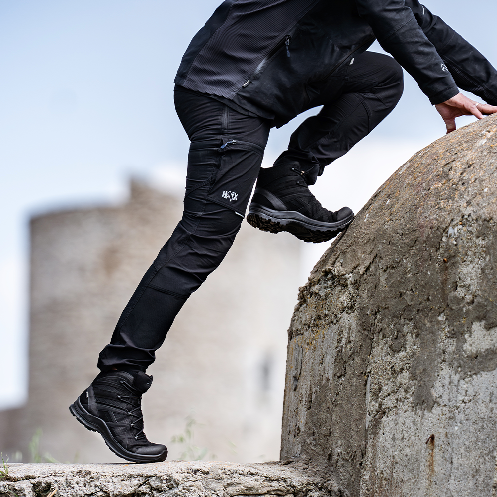Stiefel, Wanderschuh, Stiefel schwarz, Gore-Tex/Belag