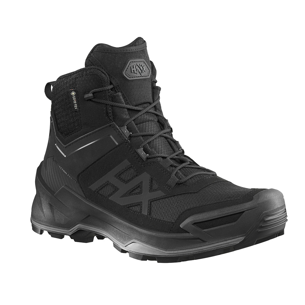 HAIX BLACK EAGLE EVO Athletic GTX mid/black - Polizeistiefel (Größe: UK 5.5 / EU 39)