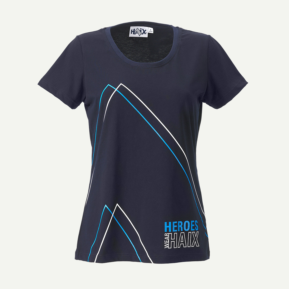 T-Shirt, Kurzarm, Navy, Graphic print, Halter? no