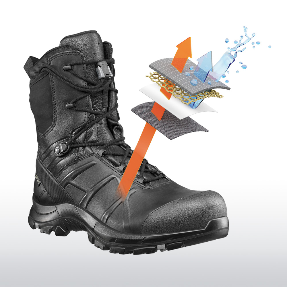 HAIX® Black Eagle Safety 50 high Leder Boots Arbeitsschuhe Schuhe Stiefel 38=UK5 